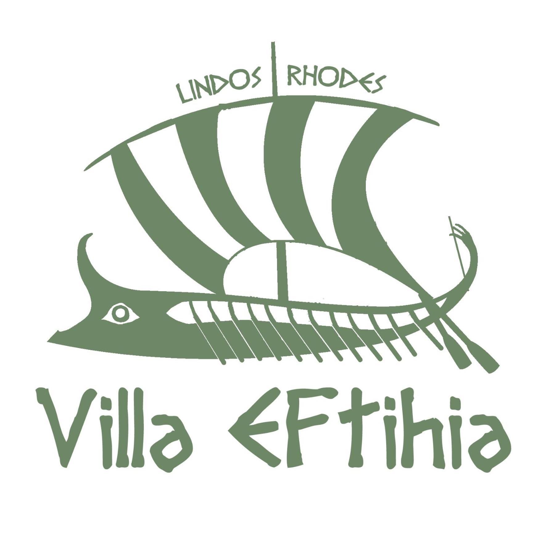 Villa Eftihia In Lindos Екстер'єр фото