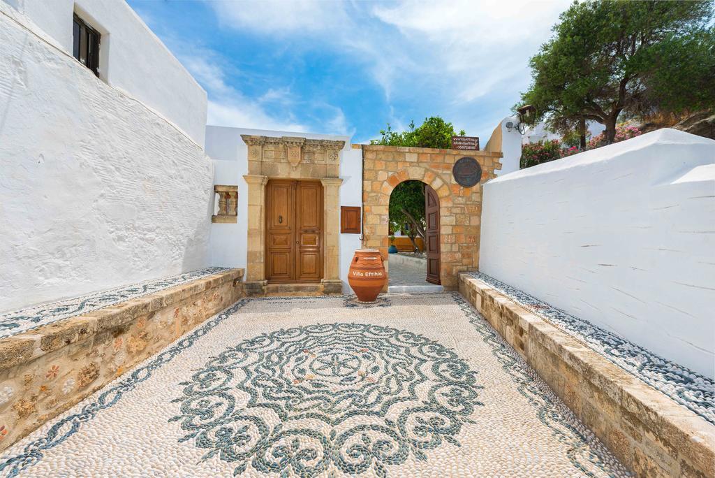 Villa Eftihia In Lindos Екстер'єр фото