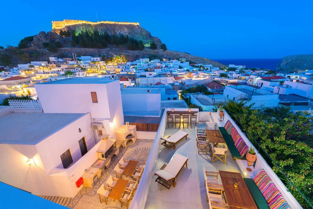 Villa Eftihia In Lindos Екстер'єр фото