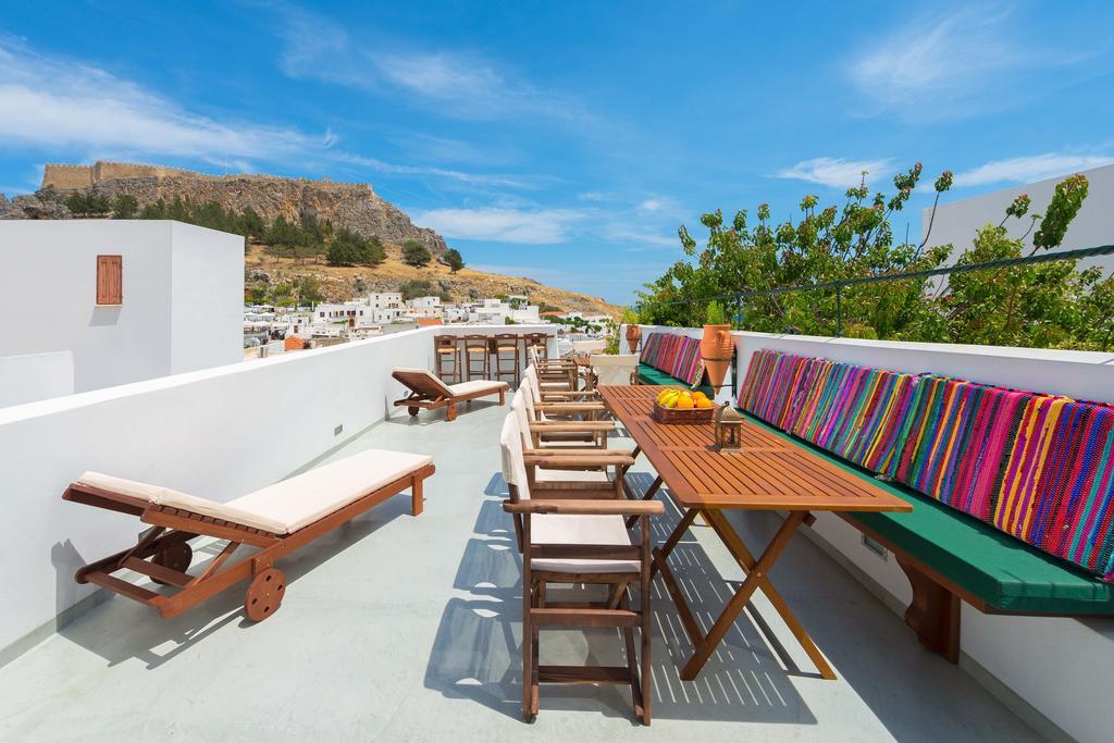 Villa Eftihia In Lindos Екстер'єр фото